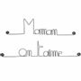 Other wall decoration - Mother's Day Gift "Mom we love you" - Wall Decoration - BIJOUX DE MUR