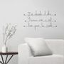 Other wall decoration - Wire Wall Decor Quote: "Happy... Cheers" - BIJOUX DE MUR