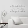 Autres décorations murales - Citation Déco Murale en Fil Métallique : "Heureux ... Santé" - BIJOUX DE MUR