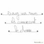 Other wall decoration - Metal Wall Decor Quote "Follow your dreams,..." - BIJOUX DE MUR