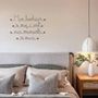 Other wall decoration - Quote on wire "Happiness and Love" - to pin - B - BIJOUX DE MUR