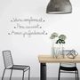 Autres décorations murales - Citation en fil de fer " Vivre, rire , aimer " - BIJOUX DE MUR