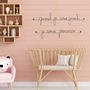 Autres décorations murales - Citation métal "Quand je serai grande, je serai princesse" - BIJOUX DE MUR
