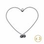 Autres décorations murales - Coeur en fil de fer " Trio Coeurs Moyens " (lot de 3) - BIJOUX DE MUR