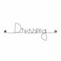 Other wall decoration - Dressing Room wire door decoration - BIJOUX DE MUR
