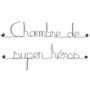 Other wall decoration - Wall decor: "Superhero bedroom" - BIJOUX DE MUR