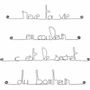 Other wall decoration - Metal Decor - Dream and Happiness - BIJOUX DE MUR