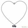 Other wall decoration - Wire wall decoration "Large Heart" - Wall jewelry - BIJOUX DE MUR