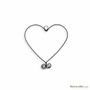 Other wall decoration - Wire wall decoration "Small Heart" - approximately 10 - BIJOUX DE MUR