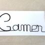 Objets déco enfant - Décoration Murale en Fil de Fer "Gamer" - à punaiser - BIJOUX DE MUR