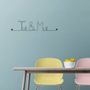 Other wall decoration - Wire Wall Decoration - You & Me - Valentine's Day - BIJOUX DE MUR
