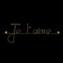 Autres décorations murales - Décoration murale en fil de Laiton Doré " Je t'aime " - BIJOUX DE MUR