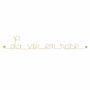Other wall decoration - La vie en rose Gold Brass Wall Decoration - BIJOUX DE MUR