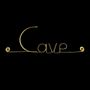Other wall decoration - Gold Brass Wall Decor - "Cellar" Door Sign - BIJOUX DE MUR