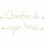Other wall decoration - Gold Brass Wire Wall Decor Superhero Room - BIJOUX DE MUR