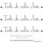 Other wall decoration - Customizable wire wall decoration writing - 3 lines - BIJOUX DE MUR
