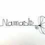 Autres décorations murales - Fleur de Ginkgo - "Namaste" - Décoration murale fil de fer - BIJOUX DE MUR