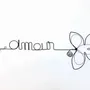 Other wall decoration - Fleur de Lotus - "Amour" - Décoration murale en fil de fer - BIJOUX DE MUR