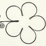 Other wall decoration - Daisy Flower - "Namaste" - Wire Wall Decoration - BIJOUX DE MUR
