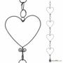 Other wall decoration - Wire garland - Heart - Grey - to hang - BIJOUX DE MUR