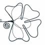 Other wall decoration - Clover Flower - "Namaste" - Wire Wall Decoration - BIJOUX DE MUR
