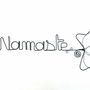 Other wall decoration - Clover Flower - "Namaste" - Wire Wall Decoration - BIJOUX DE MUR