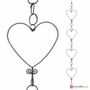 Other wall decoration - Wire garland - Heart - Pink - to hang - BIJOUX DE MUR