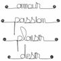 Other wall decoration - Set of small wire messages - LOVE - BIJOUX DE MUR