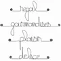 Other wall decoration - Set of small metal words for "CUISINE" - BIJOUX DE MUR