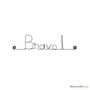 Other wall decoration - Wire message "Bravo!" - Wall decoration - BIJOUX DE MUR