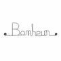 Other wall decoration - Wire Deco Word - Happiness - BIJOUX DE MUR