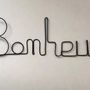 Other wall decoration - Wire Deco Word - Happiness - BIJOUX DE MUR