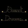 Other wall decoration - Gold Brass Word: "Sweet Dreams" - Wall Decoration - BIJOUX DE MUR