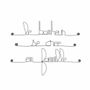 Autres décorations murales - Pack Implantation 10% OFF : Famille - BIJOUX DE MUR