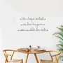 Autres décorations murales - Phrase en fil de fer " Vis, ris, aime au delà des mots ... " - BIJOUX DE MUR