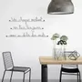 Autres décorations murales - Phrase en fil de fer " Vis, ris, aime au delà des mots ... " - BIJOUX DE MUR
