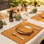 Table linen - Scalloped linen table linen - TOMÈTE