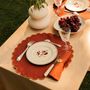 Table linen - Scalloped linen table linen - TOMÈTE