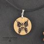 Bijoux - Collier - Papillon Bois - POMME DES BOIS