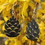 Bijoux - Boucles d'oreilles - Pomme de Pin - POMME DES BOIS
