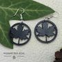 Bijoux - Boucles d'oreilles - Feuilles Erable Canada - POMME DES BOIS