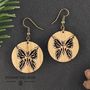 Bijoux - Boucles d'oreilles - Papillon - POMME DES BOIS
