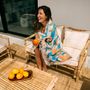 Throw blankets - COTTON SOFA BLANKETS- DREAMING AMALFI - PAMUKME