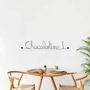 Other wall decoration - Wire wall decoration” Chocolatine! ” - to pin - BIJOUX DE MUR