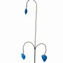Outdoor decorative accessories - Recycled Metal Hearts Garden Spike 90cm - TERRE SAUVAGE