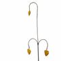 Outdoor decorative accessories - Recycled Metal Hearts Garden Spike 90cm - TERRE SAUVAGE