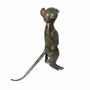 Outdoor decorative accessories - Recycled Metal Sculpture Meerkat 25/30/35cm - TERRE SAUVAGE
