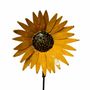 Outdoor decorative accessories - Recycled Metal Sunflower Garden Spike - TERRE SAUVAGE