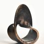 Design objects - Spiral Line Silver, Handmade Interior Design Sculpture - DV DESIGN
