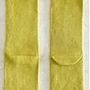 Chaussettes - Chaussettes femmes 5 orteils, longues en soie naturelle - YUITO CO. LTD